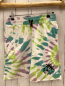 Preview: H&M  Shorts  Gr. 152  weiß türkis hellgrün lavendel Druck schwarze Palme + Schrift 