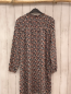 Preview: Tom Tailor  Kleid  Gr. 36  weiß schwarz orange petrol Druck 