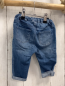 Preview: H&M  Hose  Gr. 74  blau Jeans Blumen Bund verstellbar 