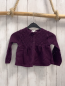 Preview:   Strickjacke  Gr. 86  brombeere Lochmuster Rippen 