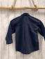 Preview: Portofino  Hemd  Gr. 104  grau hellgraue Punkte 