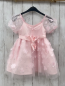 Preview:   Kleid  Gr. 104  rosa Tüllüberkleid mit Blumen und Pailetten 