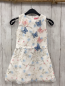 Preview: Peppermint  Kleid  Gr. 104  weiß Tüllüberkleid mit Schmetterlingen + Blumen + gestickten Ästen