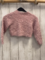 Preview:   Pullover  Gr. 104  rosa Strick mit Glitzer + flusig 