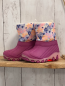 Preview:   Gummistiefel  Gr. 25  himbeere Blumenschaft gefüttert Leuchtsohle 