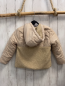 Preview: Tahari  Jacke  Gr. 104  beige mit Teddybereichen + -futter 