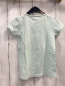 Preview:   T-Shirt  Gr. 116  mint weiße Punkte Pailetten-Ananas 