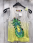 Preview: Desigual  Top  Gr. 122  weiß gelb Pailetten-Ananas 