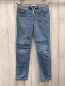 Preview:   Hose  Gr. 152  blau Jeans grauer Strickbund mit Kordel 