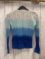 Preview: Ralph Lauren  Pullover  Gr. 116  hellgrau mint hellblau blau Strick Zöpfe 
