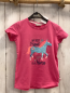 Preview: Salt & Pepper  T-Shirt  Gr. 104  pink Pailettenpferd Schrift 