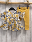 Preview: 2tlg Tommy Bahama  Kleid + Leggings  Gr. 80  weiß blau mais Blumen + mais 