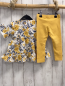 Preview: 2tlg Tommy Bahama  Kleid + Leggings  Gr. 80  weiß blau mais Blumen + mais 
