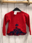 Preview:   Sweatjacke  Gr. 80  rot golender Reißverschluss 