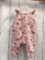 Preview:   Latzhose  Gr. 68  rosa Einhörner Tannen 
