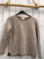 Preview: Christian Berg Pullover Gr. S  beige grau Streifen Strick 100% Cashmere 