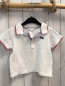 Preview: Jacadi  Poloshirt  Gr. 86  weiß roter Bund 