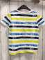 Preview: Marc O´Polo T-Shirt  Gr. 104  weiß blau hellblau hellgrüne Striefen Tiergesiht 