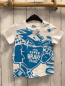 Preview: Diesel  T-Shirt  Gr. 104  weiß blauer Druck Schrift 