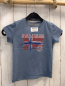 Preview: Napapijri  T-Shirt  Gr. 110  grau Flagge weiße Schrift 