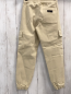 Preview: Zara  Hose  Gr. 134  beige aufgesetzte Taschen Gummizugbund mit Kordel