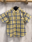 Preview: Ralph Lauren  Sommerhemd  Gr. 80  gelb grau hellblau rot kariert 