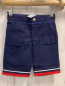 Preview: Poivre Blanc  Shorts  Gr. 110  blau weiß roter Streifensaum 