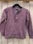 Preview: Tommy Hilfiger  Pullover  Gr. 122/128  hellblau rote Streifen Knopfleiste 