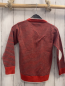 Preview: Ralph Lauren  Pullover  Gr. 122  rot graue Streifen Strick weißer Bund 