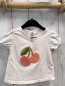 Preview:   T-Shirt  Gr. 80  rosa Plüschkirschen mit Blättern 