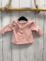 Preview: Alana  Langarmshirt  Gr. 56  rosa Gans Rüschen an den Schulern