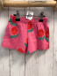 Preview:   Shorts  Gr. 92  pink Rippen rote Blumen