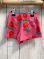 Preview:   Shorts  Gr. 92  pink Rippen rote Blumen