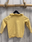 Preview:   Strickjacke  Gr. 86  gelb gestickte Blumen Rüschenkragen 