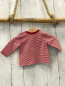 Preview: Steiff Langarmshirt Gr. 50  rot weiß gestreift