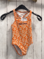 Preview: Marc O´ Polo  Badeanzug  Gr. 92  orange beige Blumen Schrift 