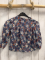 Preview: Vertbaudet  Bluse  Gr. 104  blau Blumen 