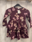 Preview:   Kleid  Gr. 104  brombeere Blumen 