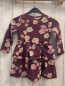 Preview:   Kleid  Gr. 104  brombeere Blumen 