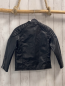 Preview: H&M  Jacke  Gr. 116  schwarz lederoptik silber Reißverschlüsse 
