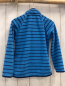 Preview:   Fleecejacke  Gr. 110  hellblau blaue Streifen blauer Bund 