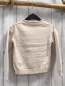 Preview: Blue Seven  Pullover  Gr. 98  creme Strick bunte Noppen 