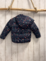 Preview: Mango Winterjacke  Gr. 92  grau Blumen Kapuze 