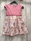 Preview: Happy Grls  Kleid  Gr. 98  pink rosa gestreiftes Oberteil rosa Rock mit Kindern mit Ballons 
