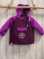Preview: Color Kids  Winterjacke  Gr. 86  weinrot pink Kapuze silber Label