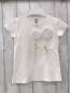 Preview: Zara  T-Shirt  Gr. 116  weiß Rosettenblumen mit silber Stengel 