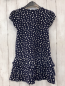 Preview:   Kleid  Gr. 122/128  blau weiß gelbe Blumen Rüschenrock