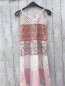 Preview: H&M  Kleid  Gr. 128  weiß graue Streifen mit Blumen + rosa weiße Streifen 