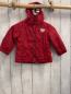 Preview: Steiff  Jacke  Gr. 80  rot + weiß rot gestreiftes Futter 