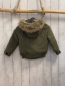 Preview: Tommy Hilfiger  Winterjacke  Gr. 98   kiwi schwarzer Bund Kapuze mit abtrennbarem Fellbund 